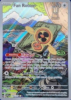 Fan Rotom trading card