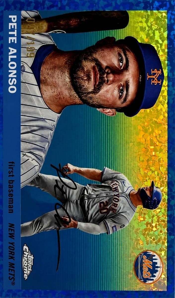 Pete Alonso 2025 topps Topps Chrome Platinum