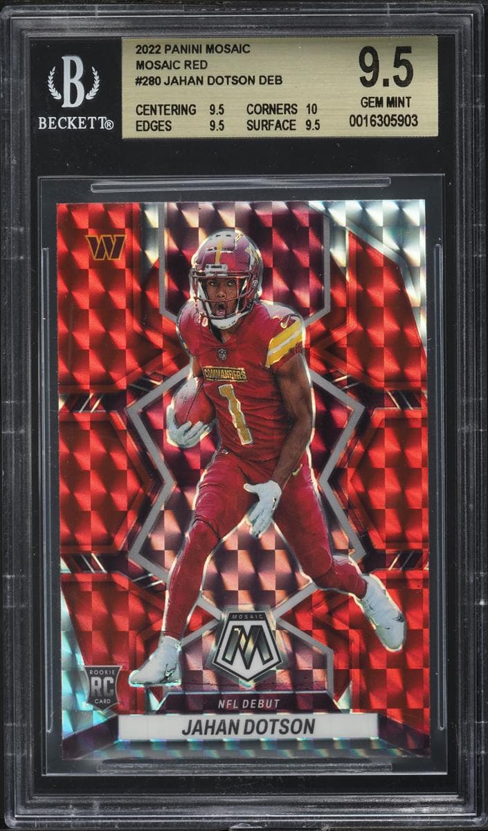 Jahan Dotson 2022 panini Panini Mosaic