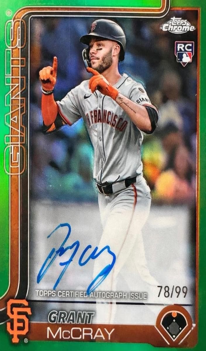 Grant McCray 2025 topps Topps Chrome