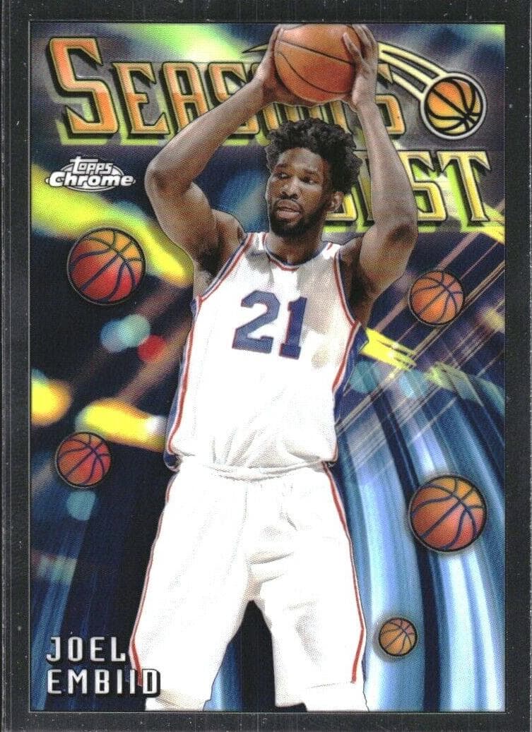 Joel Embiid 2023 topps Topps Chrome
