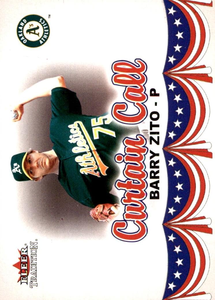 Barry Zito 2002 fleer Fleer Tradition Update