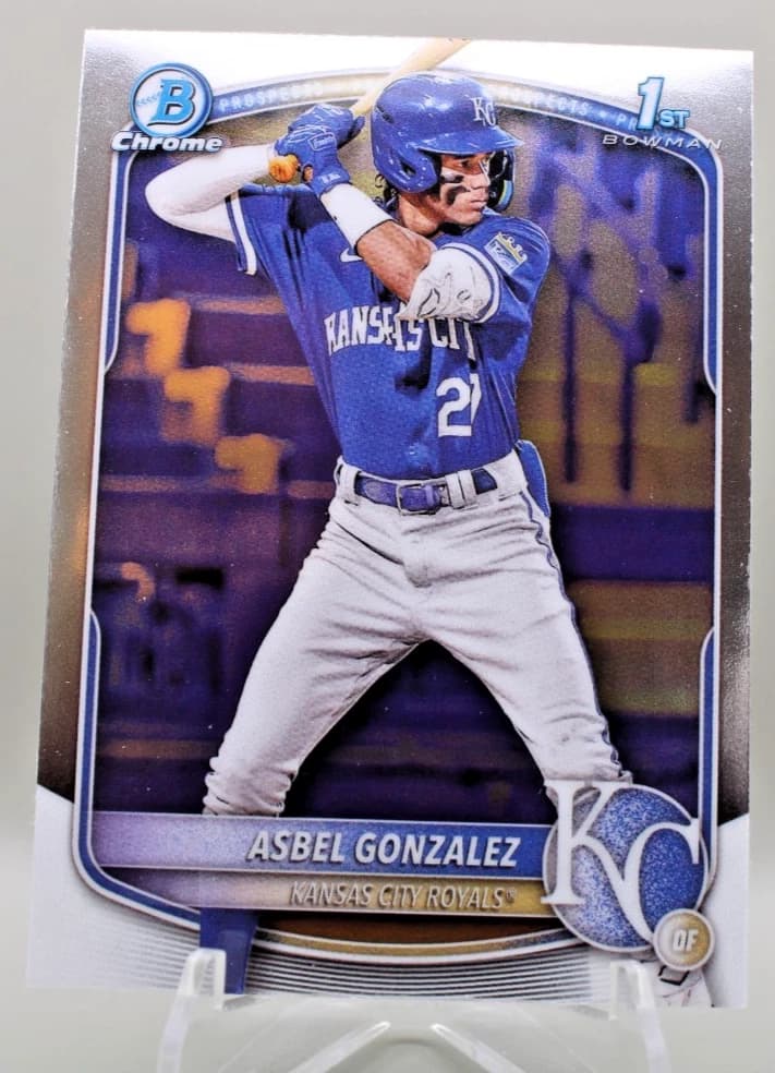 Asbel Gonzalez 2025 bowman Bowman Chrome Prospects (1st)