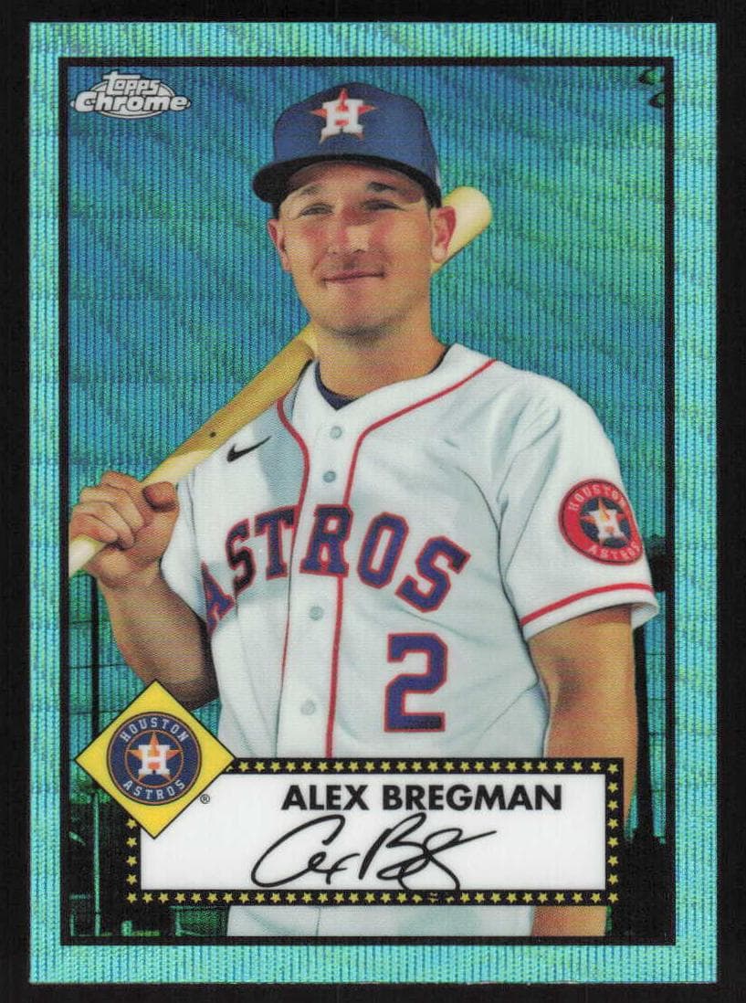Alex Bregman 2021 topps Topps Chrome Platinum Anniversary