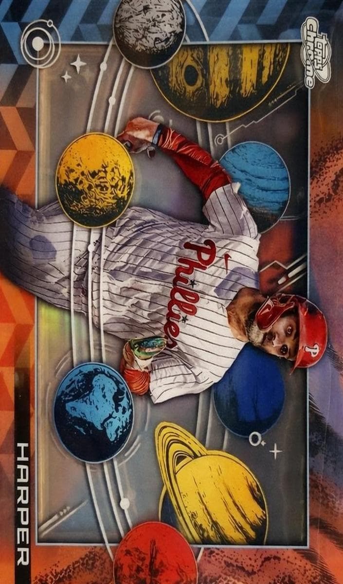 Bryce Harper 2025 topps Topps Cosmic Chrome