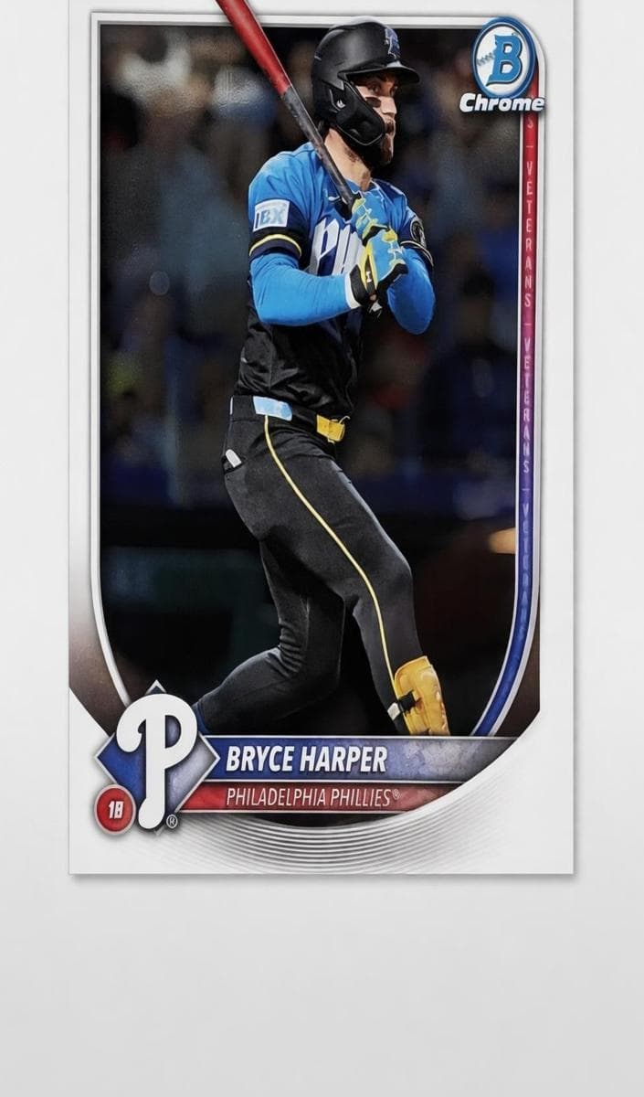 Bryce Harper 2025 bowman Bowman Chrome