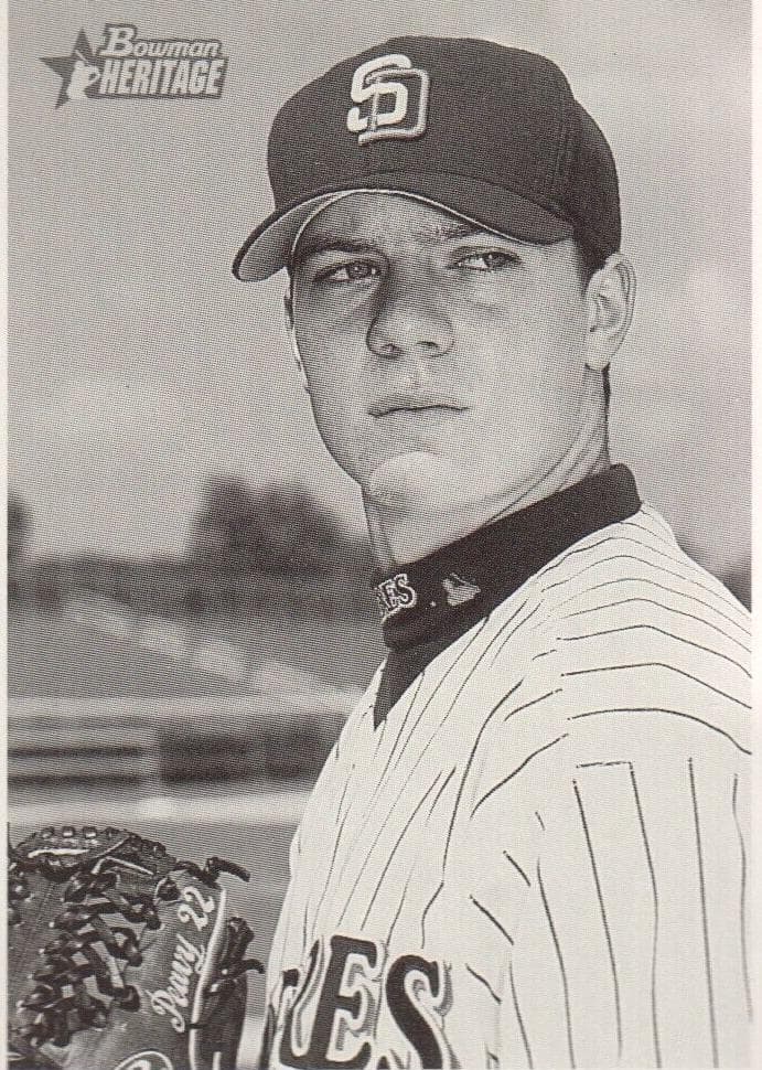 Jake Peavy 2001 bowman Bowman Heritage