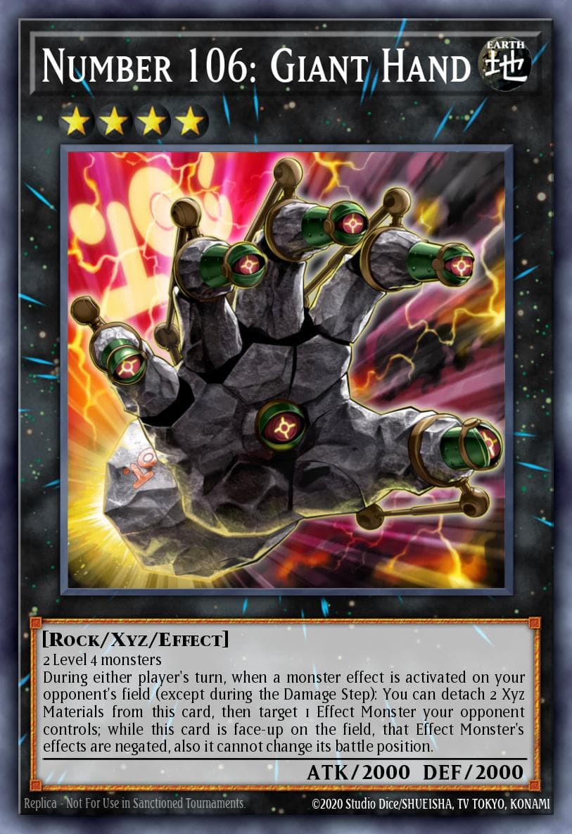 Number 106: Giant Hand #YCSW-EN006