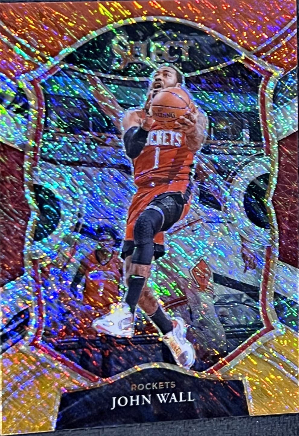 Basketball John Wall 2020 Panini Select 2020 Panini Select orange-red-shimmer