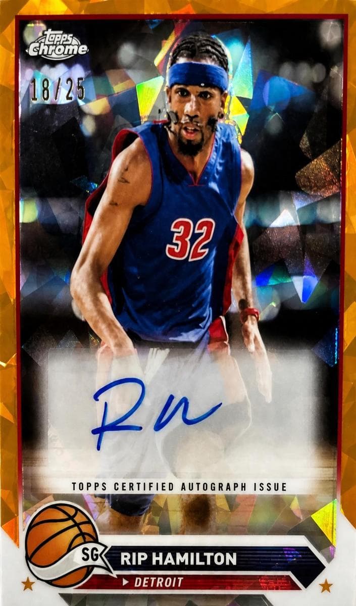 Rip Hamilton 2023 topps Topps Chrome Sapphire Edition