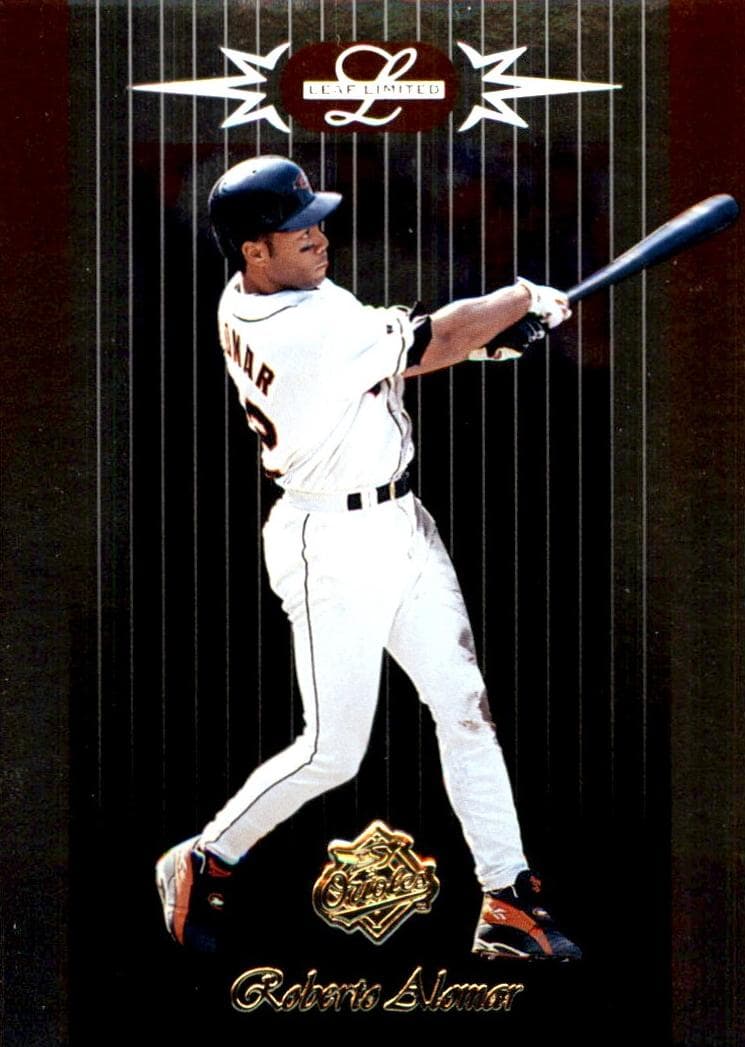 Roberto Alomar 1996 leaf Leaf Limited