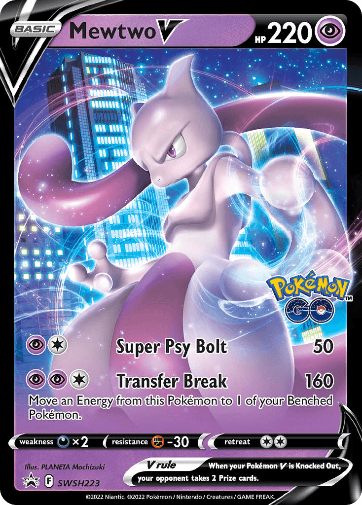 Mewtwo V 2022 Pokemon Go