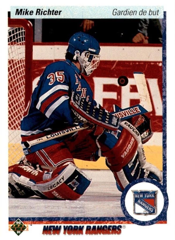 Mike Richter 1990 upper-deck Upper Deck