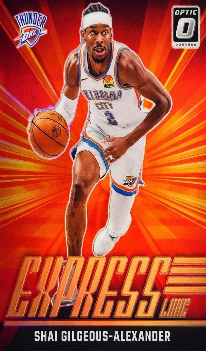 Shai Gilgeous-Alexander 2024 panini Donruss Optic