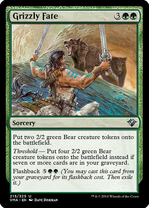 Grizzly Fate 2014 Magic: The Gathering Vintage Masters