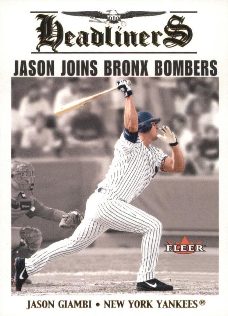Jason Giambi 2002 fleer Fleer