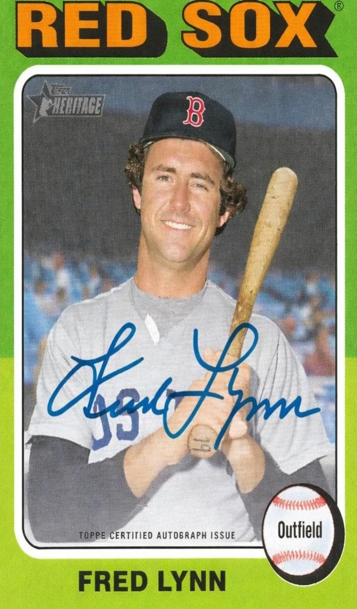Fred Lynn 2024 topps Topps Heritage