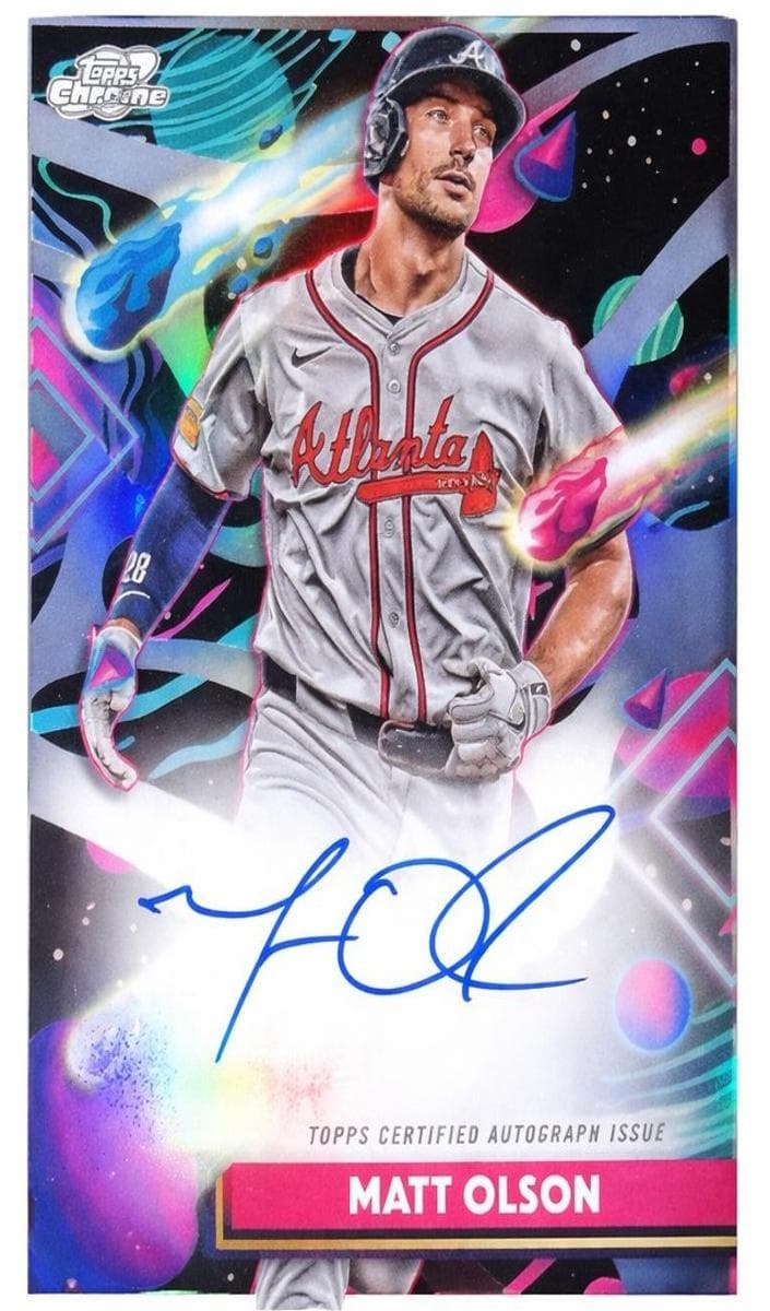Matt Olson 2025 topps Topps Cosmic Chrome