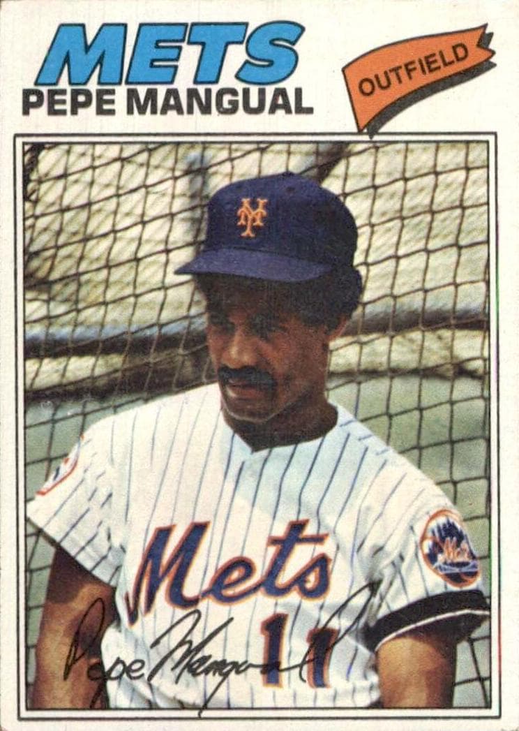 Pepe Mangual 1977 topps Topps