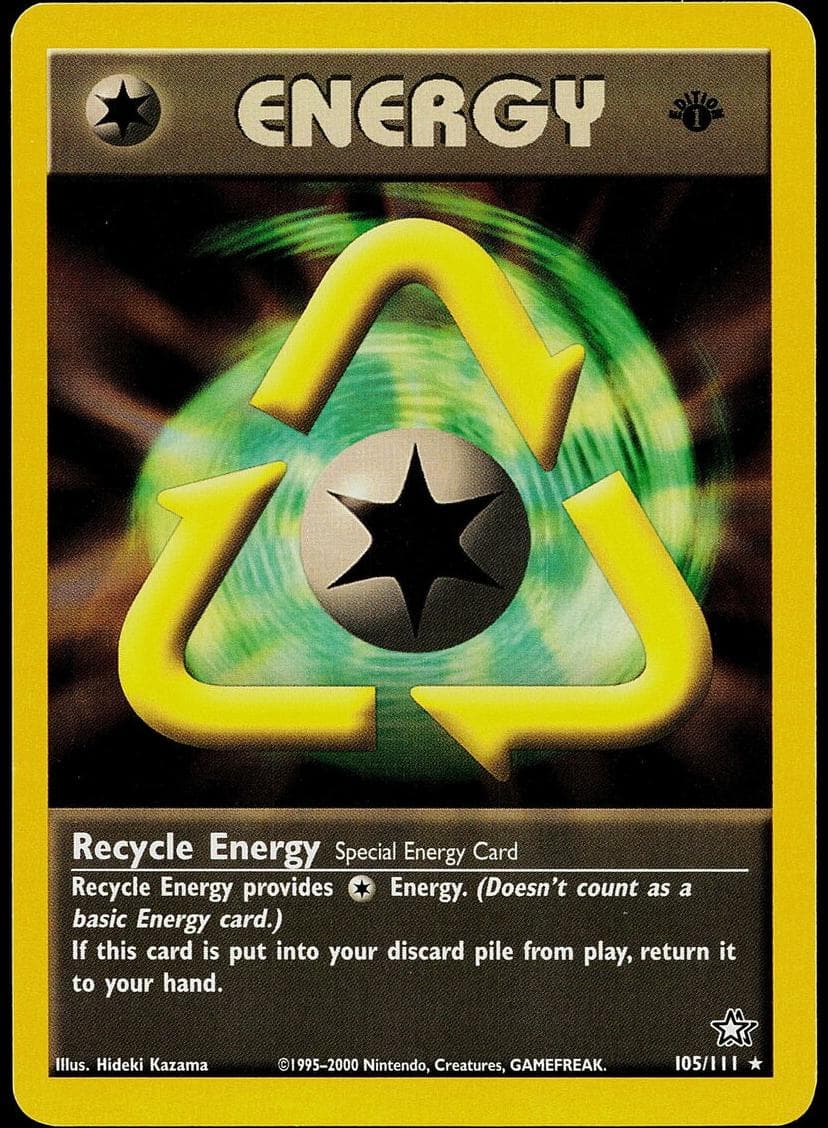 Recycle Energy trading card