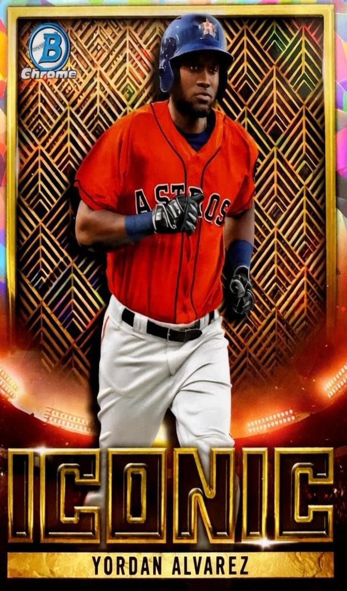 Yordan Alvarez 2023 bowman Bowman Chrome