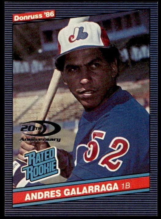 Andres Galarraga 2001 panini Donruss