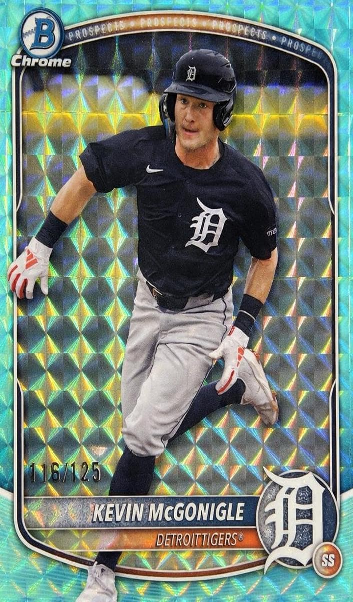 Kevin McGonigle 2025 bowman Bowman Draft Chrome