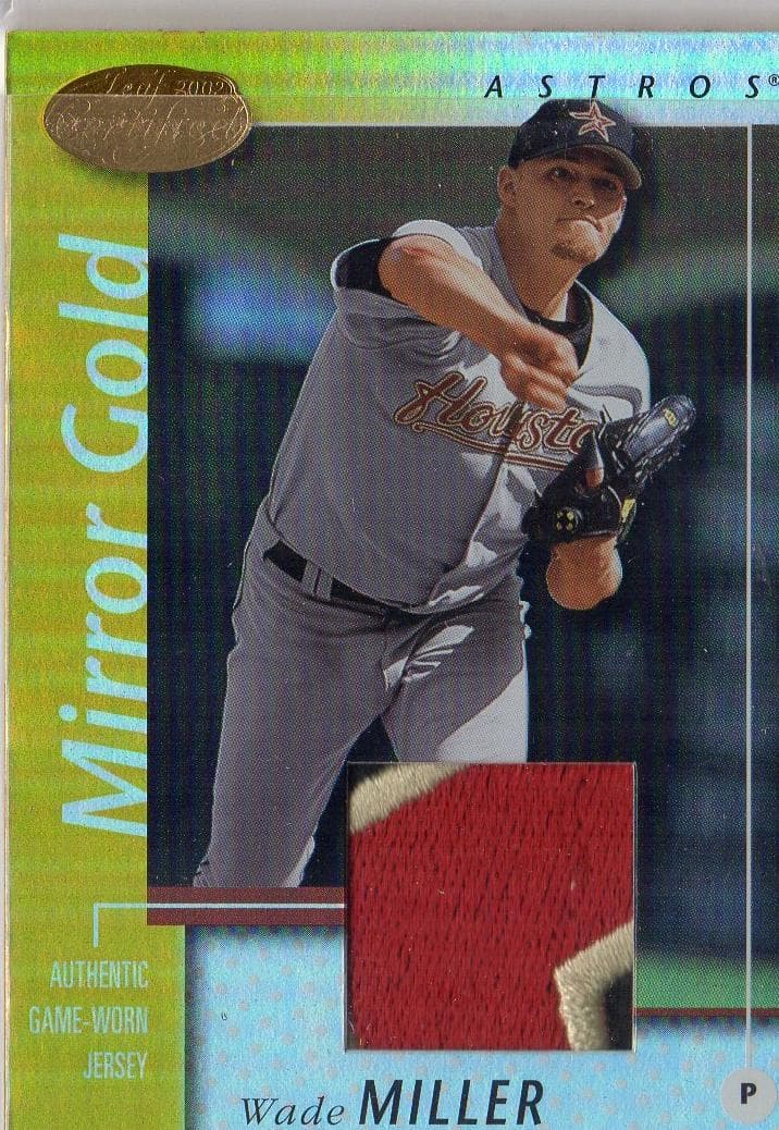 Wade Miller 2002 leaf Certified