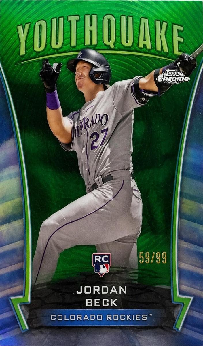 Jordan Beck 2024 topps Topps Chrome Update