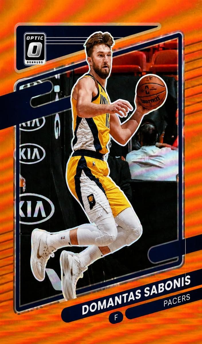 Domantas Sabonis 2021 panini Donruss Optic
