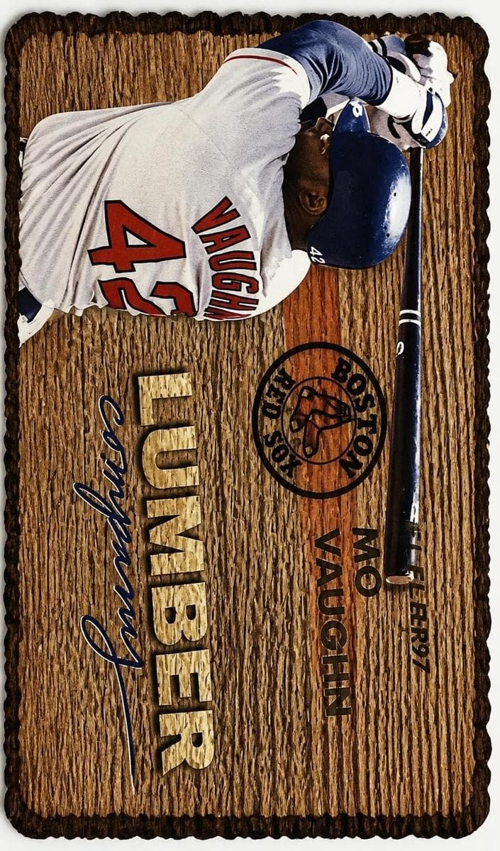 Mo Vaughn 1997 fleer Lumber Company
