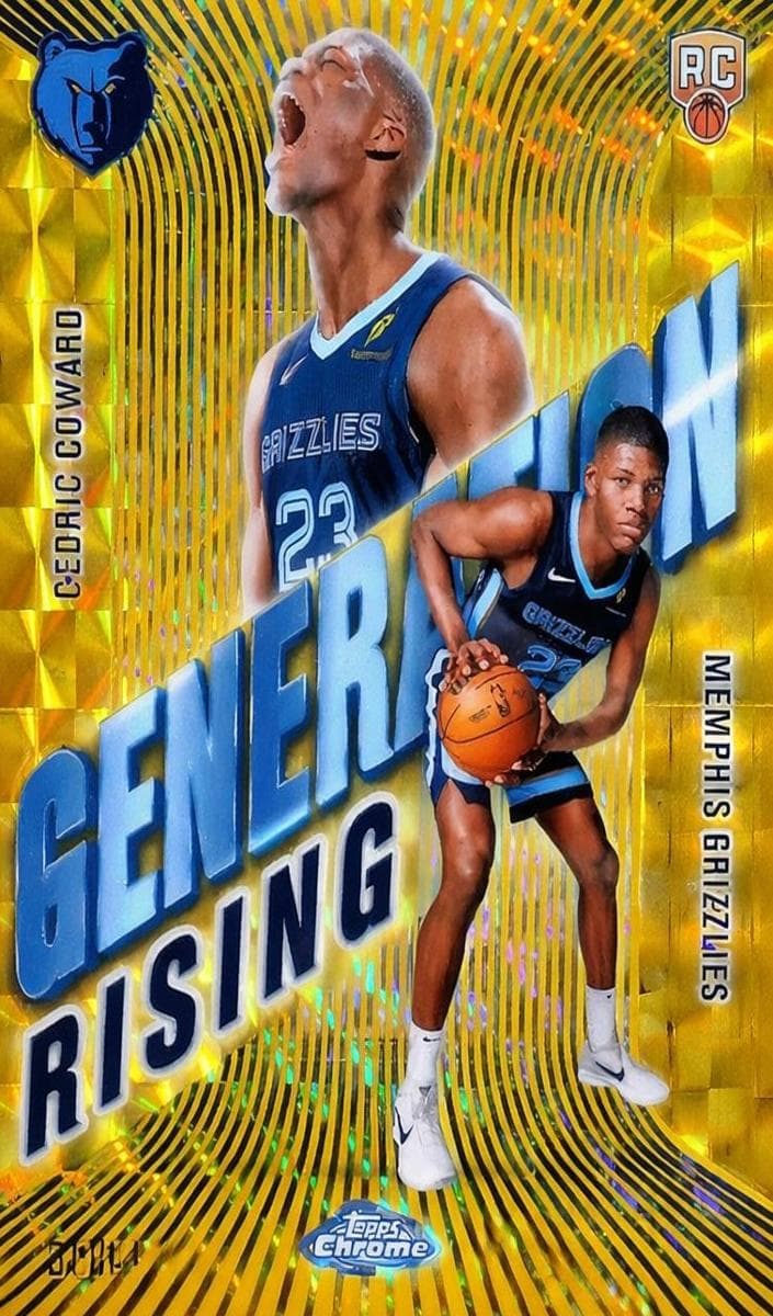 Cedric Coward 2025 topps Topps Chrome