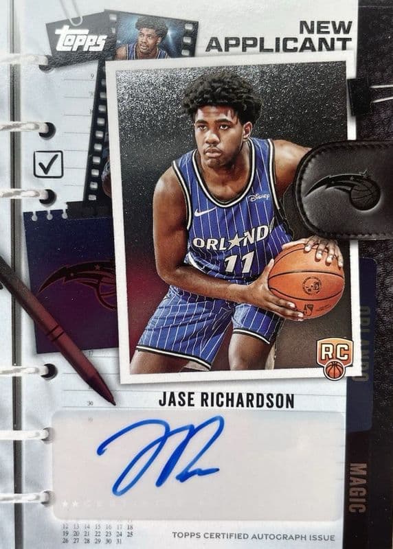 Jase Richardson 2025 topps Topps