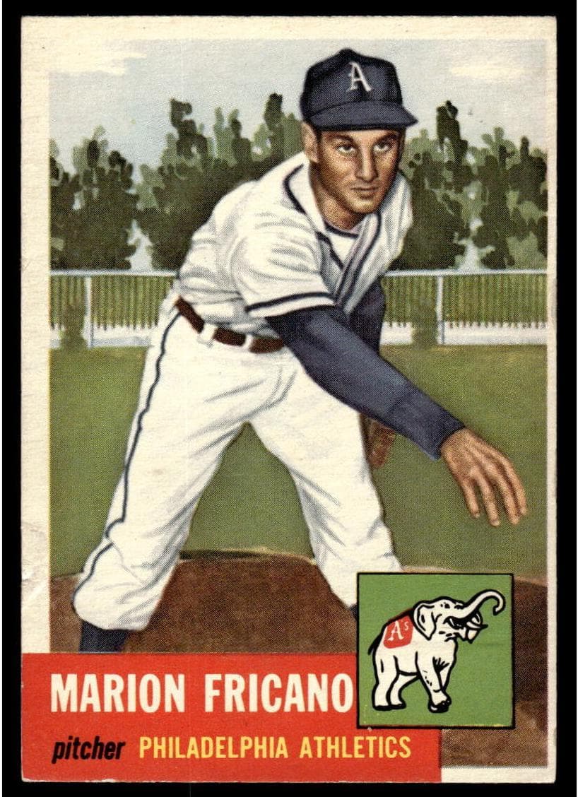 Marion Fricano 1953 topps Topps