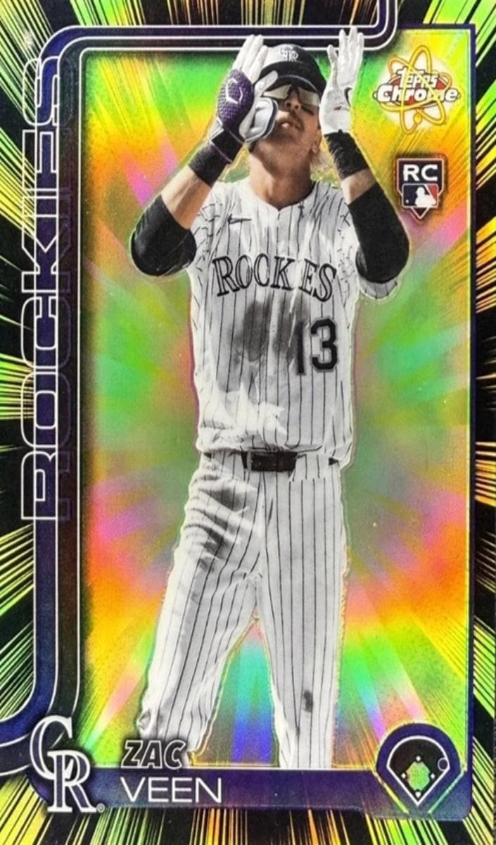 Zac Veen 2025 topps Topps Chrome Update