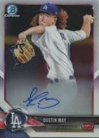 Dustin May 2018 bowman Bowman Chrome