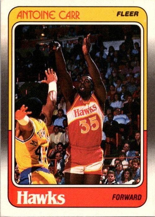 Antoine Carr trading card