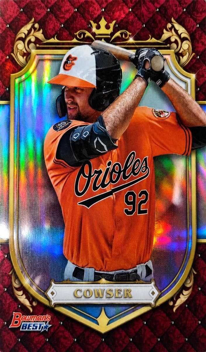 Colton Cowser 2022 bowman Bowman's Best