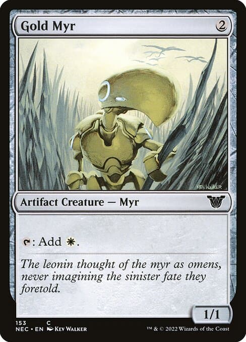 Gold Myr 2003 Magic: The Gathering Mirrodin