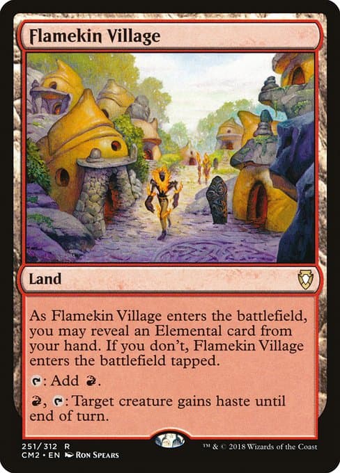 Flamekin Village 2020 Magic: The Gathering The List Reprints CM2