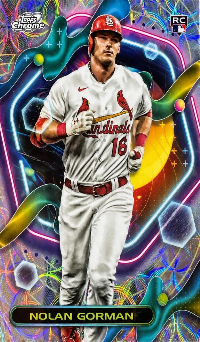Nolan Gorman 2023 topps Topps Cosmic Chrome