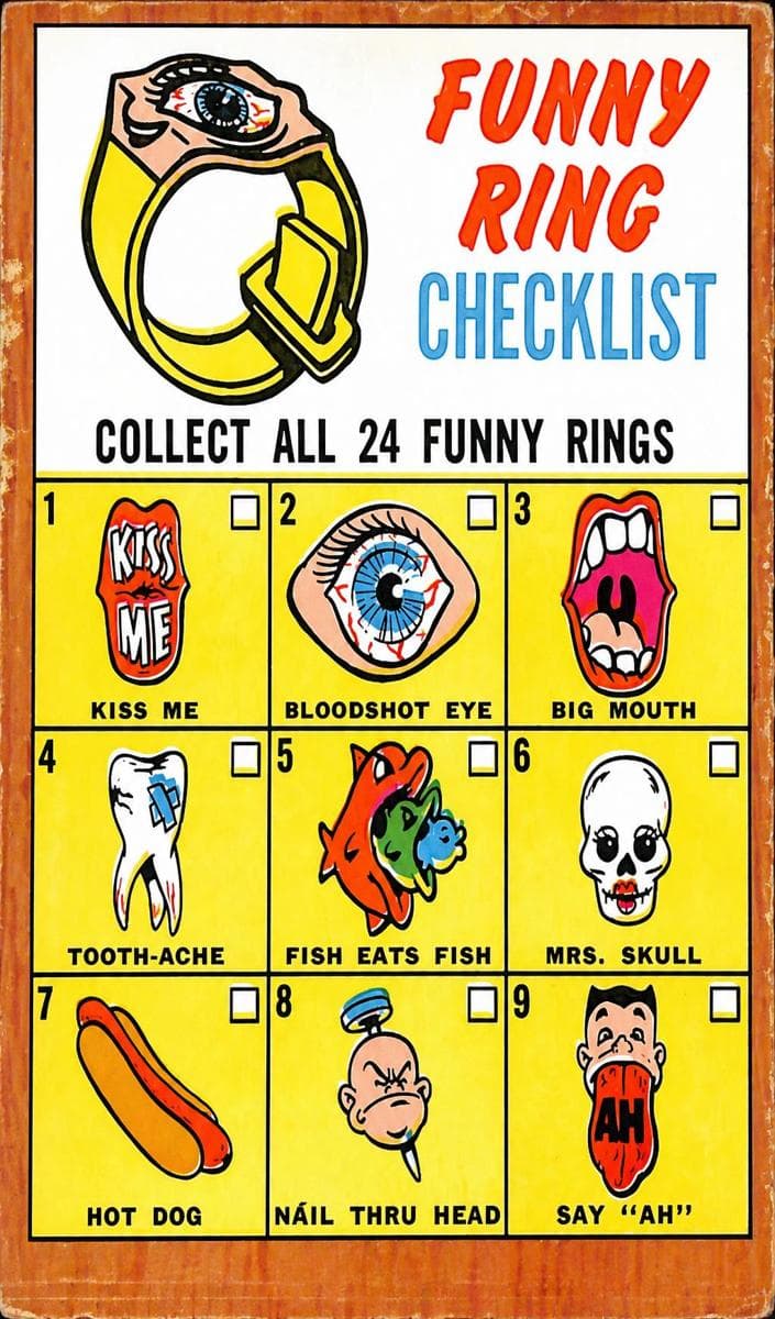 Funny Ring Checklist #15