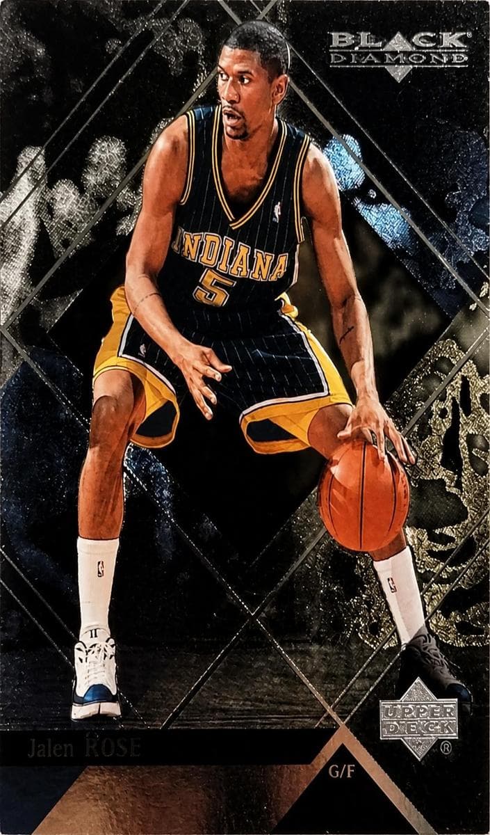 Jalen Rose 1999 upper-deck Black Diamond