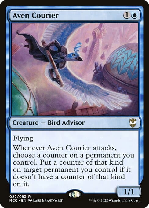 Aven Courier 2022 Magic: The Gathering New Capenna Commander