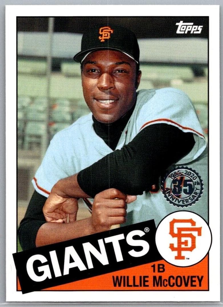 Willie McCovey 2020 topps Topps Update