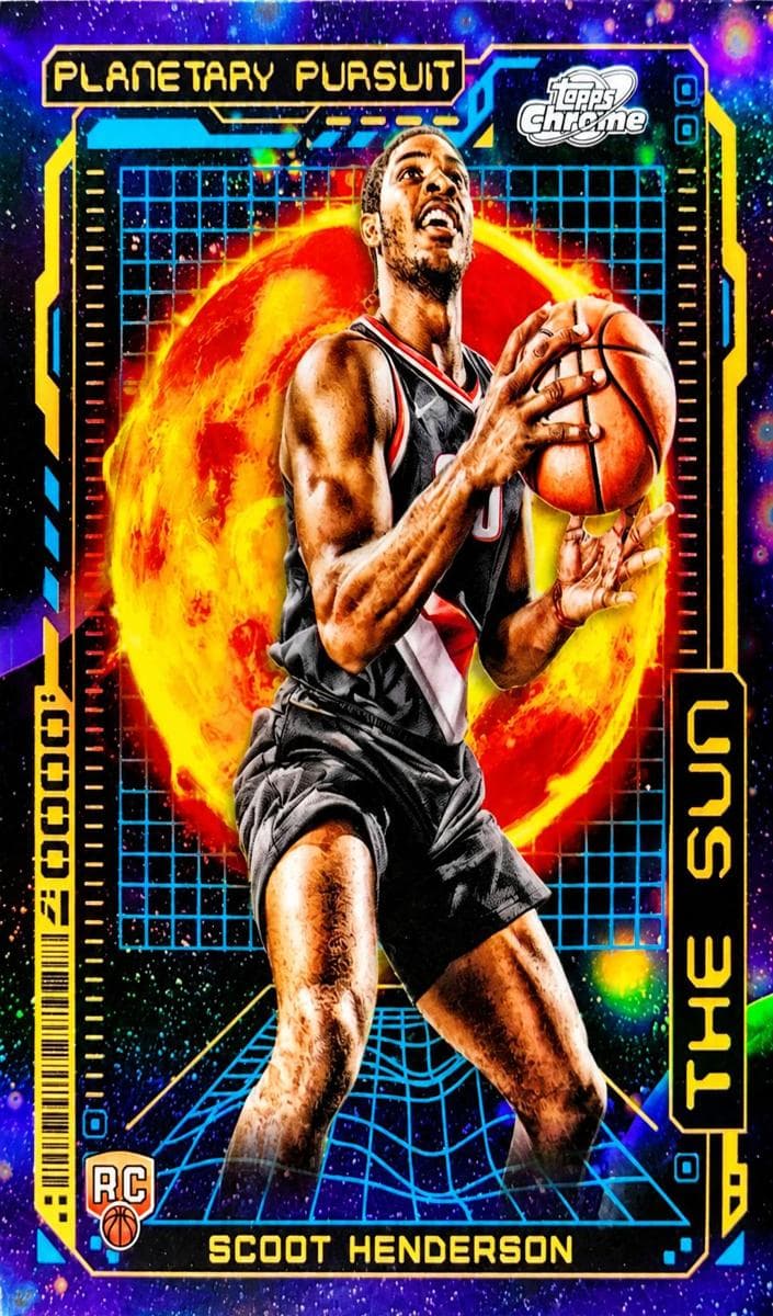 Scoot Henderson 2023 topps Topps Chrome Cosmic