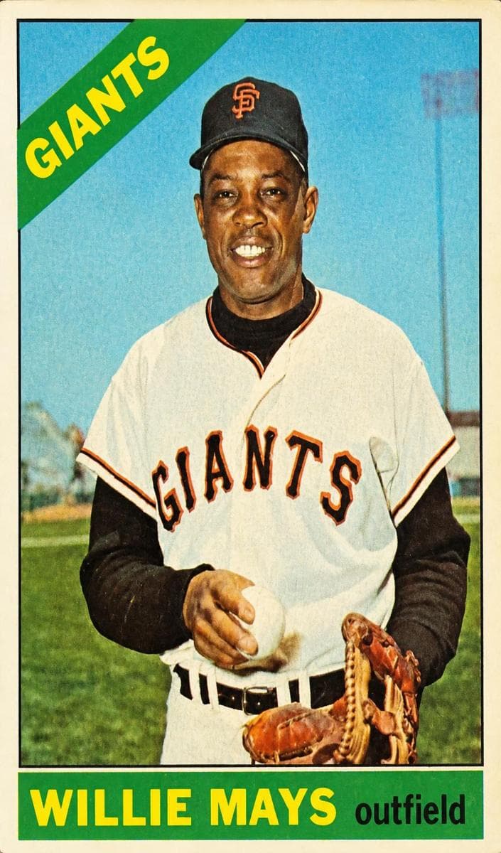 Willie Mays 1966 topps Topps Venezuelan