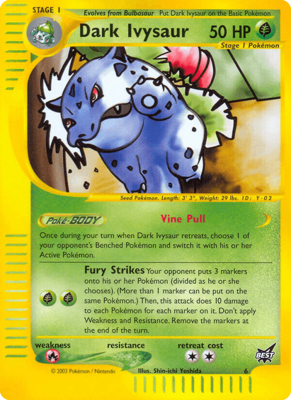 Dark Ivysaur 2003 Pokemon
