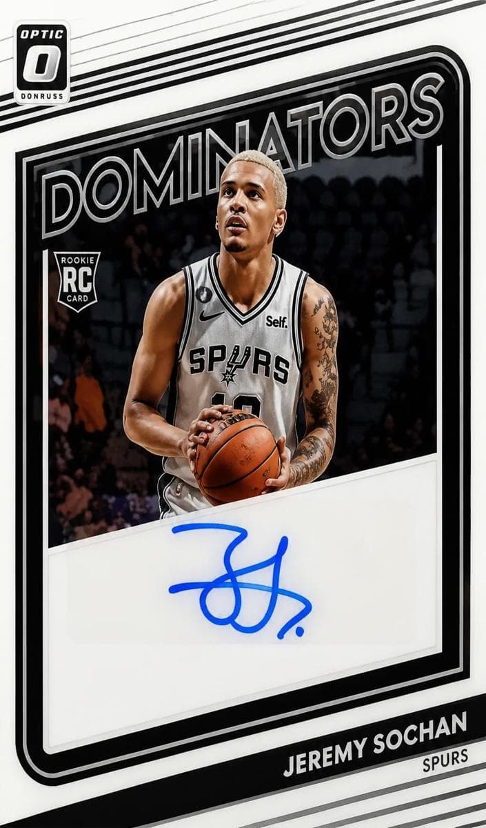 Jeremy Sochan 2022 panini Donruss Optic