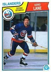 Gord Lane trading card